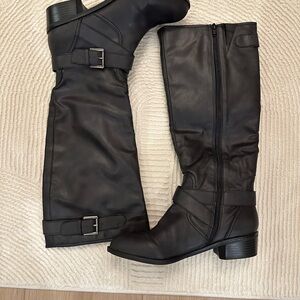 Worthington Black knee high boots